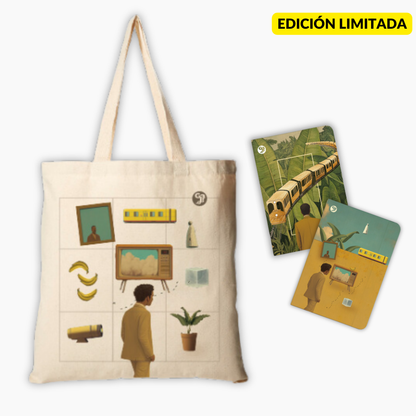 Combo bolso y libretas Cien años de soledad